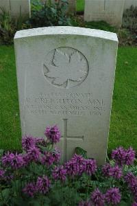 Canada Cemetery Tilloy Les Cambrai - Creighton, R